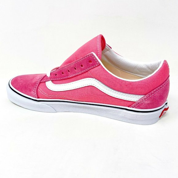 Vans Old Skool Pink Lemonade True White Womens Shoes - Picture 3 of 5